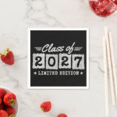 数量限定 卒業記念品 シニアクラス オブ 2027 スタンダードカクテルナプキン (インサイチュ)