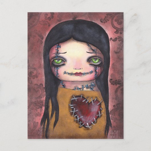 数針縫う ポストカード (正面)