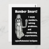 数頭が切れる- 空白の ポストカード (正面/裏面)