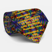 数15:39からの聖書の詩。 ネクタイ (ロール)