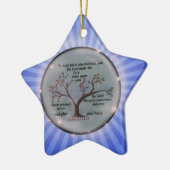 数6:24 - 26主Bless平和保ち、 セラミックオーナメント (左)