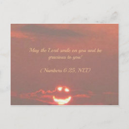 数6:25の顔 ポストカード