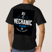 👨🔧 整備チーム自動車修理工場 👨🔧 Tシャツ (裏面)