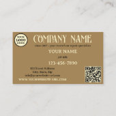 整備士おもしろい車修理車庫 名刺 (裏面)