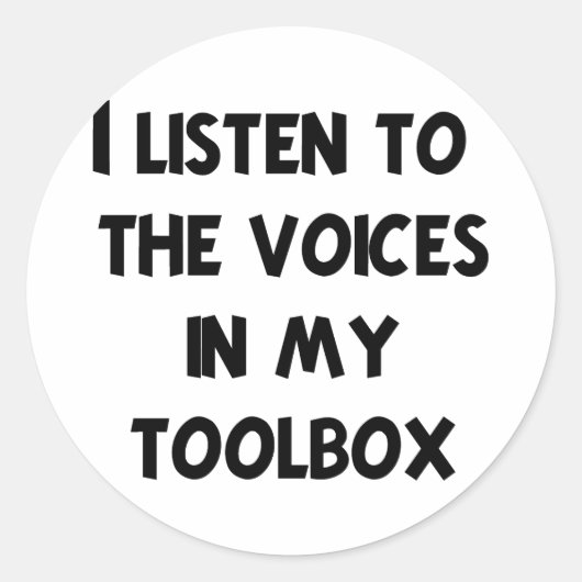 整備士おもしろいTシャツとギフト ラウンドシール (正面)