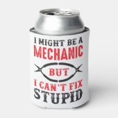 整備士かもしれないけどバカは直せねえ。 缶クーラー (缶正面)