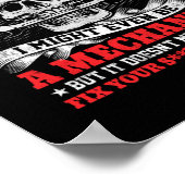 整備士が整備士に見えるかもしれない ポスター (角)