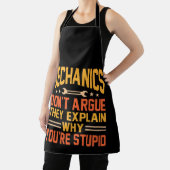 整備士が自動車整備士の愛好家 エプロン (インサイチュ)