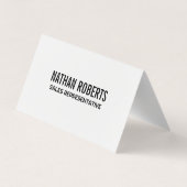 整備士が車で作業 | 自動修復 名刺 (裏面)