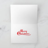 整備士のクリスマスカード シーズンカード (内部)