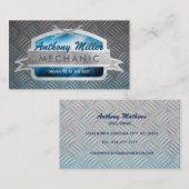 整備士のスローガン名刺 名刺 (正面/裏面)