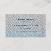 整備士のスローガン名刺 名刺 (裏面)