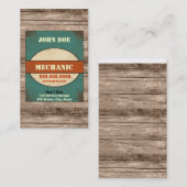 整備士のヴィンテージの名刺 名刺 (正面/裏面)