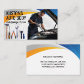 整備士の作業 | ハンドツール 名刺 (正面/裏面)