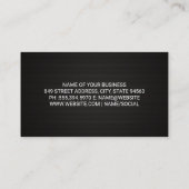 整備士の作業 名刺 (裏面)