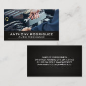 整備士の作業 名刺 (正面/裏面)