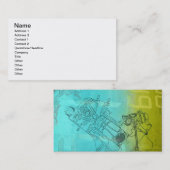 整備士の名刺 名刺 (正面/裏面)