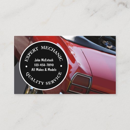 整備士の名刺 名刺 (裏面)