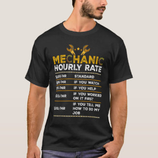 整備士の時給 工賃 Tシャツ