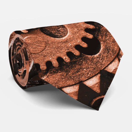 整備士の時計のギアのタイ ネクタイ (ロール)