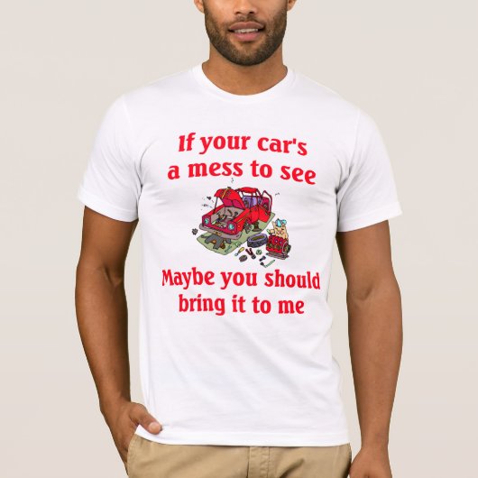 整備士のTシャツ Tシャツ (正面)