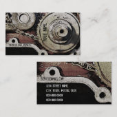 整備士は名刺のテンプレートを修理します 名刺 (正面/裏面)