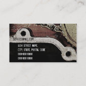 整備士は名刺のテンプレートを修理します 名刺 (裏面)