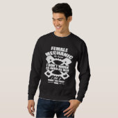 整備士もちろん私は男性のように懸命として働かない スウェットシャツ (正面フル)