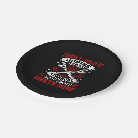 整備士を構築しなかった ペーパープレート (アングル)