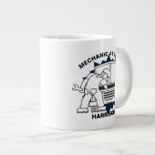 整備士アットワーク自動修理 ジャンボコーヒーマグカップ (正面右)