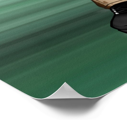 整備士アニメガール ポスター (角)