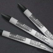 整備士アメリカ国旗の自動修復ビジネスロゴ 黒ボールペン