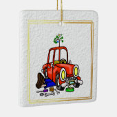 整備士アンダーカークリスマスオーナメント セラミックオーナメント (右)