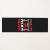 整備士エンジニアがヒーローを必要 ヨガマット (正面(横))