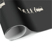 整備士カーチューナーの進化おもしろい整備士 ラッピングペーパー (ロールコーナー)