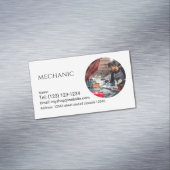 整備士サービス編集可能名刺 マグネット名刺 (インサイチュ)