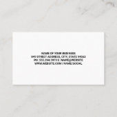 整備士サービス |青いグレーメタル 名刺 (裏面)