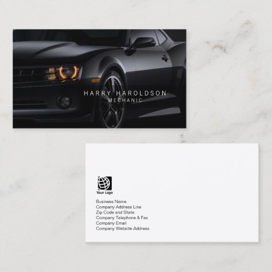 整備士シャイニーカープロファイルの名刺 名刺 (正面/裏面)