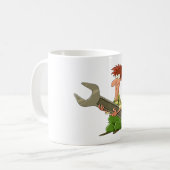 整備士ジャイアントスパナー コーヒーマグカップ (正面左)