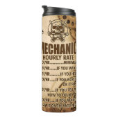 整備士スカル時給グラフ タンブラー (回転右)