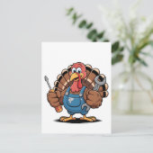 整備士スクワッドトルコ感謝祭ゴブラー 案内ポストカード (スタンド正面)