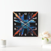 整備士ズ・オブ・イット・オール・クロック スクエア壁時計 (ホーム)