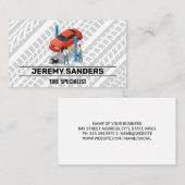 整備士タイヤの変更 | タイヤマーク 名刺 (正面/裏面)