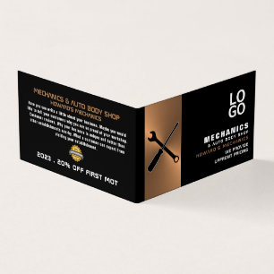 整備士ツール、自動整備士と修復、詳細 名刺