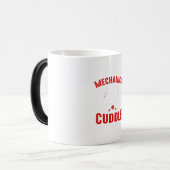 整備士ディーゼル整備士の改善 モーフィングマグカップ (正面左)