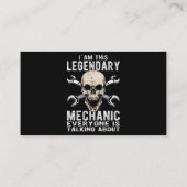 整備士ドライバー工房カーツール調整Sayi 名刺 (裏面)