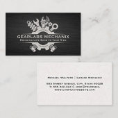 整備士ハンドツール | 鋼製ロゴ 名刺 (正面/裏面)