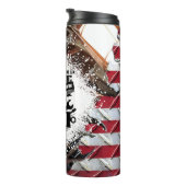 整備士パパアメリカンフラッグツール タンブラー (回転右)