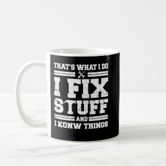 整備士パパ男性へTee That I Do I Fix St コーヒーマグカップ