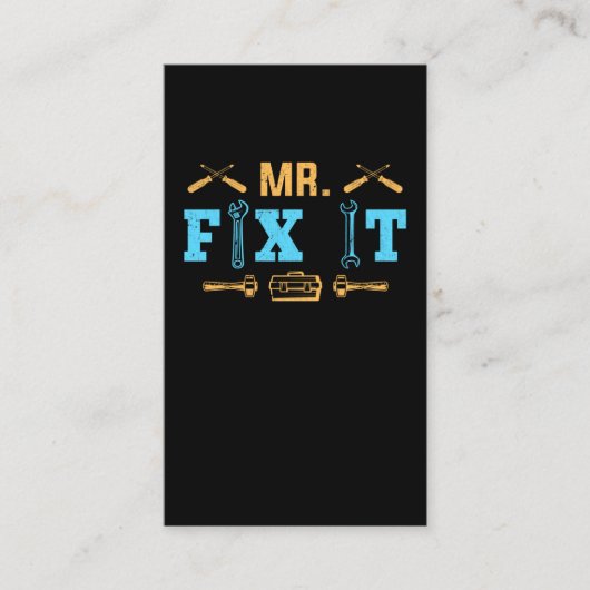 整備士パパ職おもしろい人修理工 名刺 (正面)